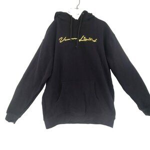3 Black Dot Unisex Hooded Sweatshirt Black Size L